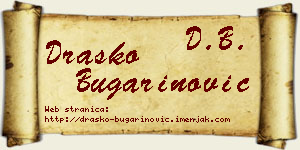 Draško Bugarinović vizit kartica